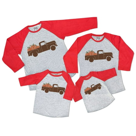7 ate 9 Apparel Matching Family Happy Thanksgiving Shirts - Fall Vintage Truck with Pumpkins - Red Shirt 2T
7 ate 9 Apparel Matching Family Happy Thanksgiving Shirts - Fall Vintage Truck with Pumpkins - Red Shirt 2T
