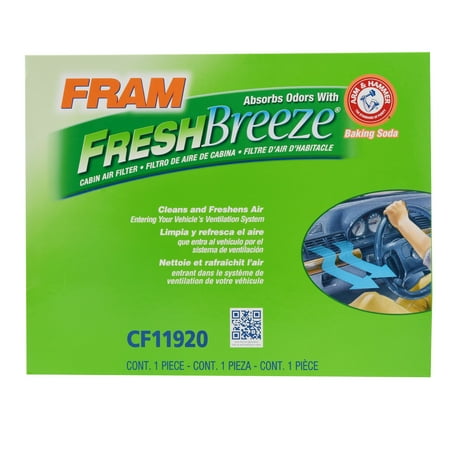 FRAM Fresh Breeze Cabin Air Filter, CF11920