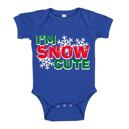 Wild Bobby I m Snow Cute Ugly Christmas Sweater Baby Creeper Boys Girls Infant Bodysuit Royal 12M
Wild Bobby I m Snow Cute Ugly Christmas Sweater Baby Creeper Boys Girls Infant Bodysuit Royal 12M