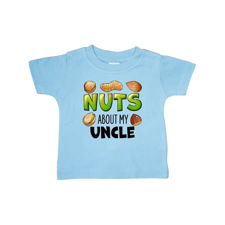 Inktastic Nuts About My Uncle Peanut Almond Pistachio Gift Baby Boy or Baby Girl T-Shirt
Inktastic Nuts About My Uncle Peanut Almond Pistachio Gift Baby Boy or Baby Girl T-Shirt