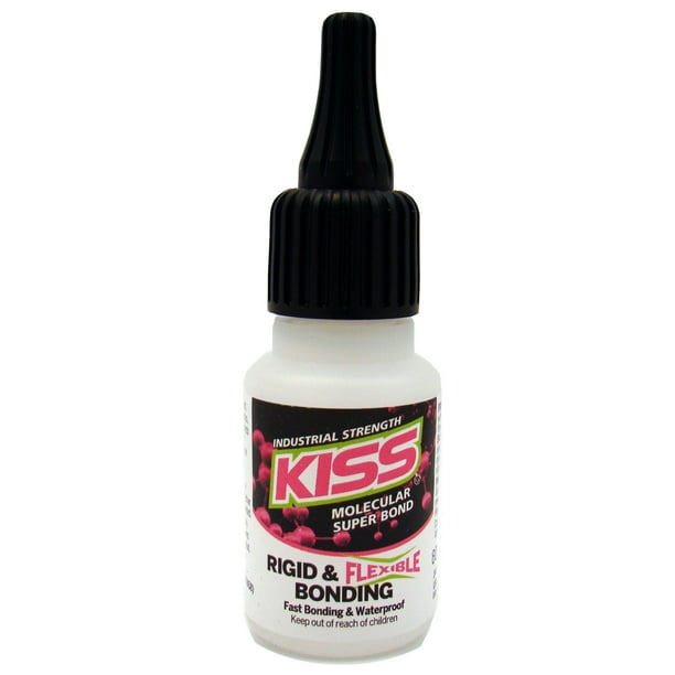 KISS Molecular Super Bond, Super Glue, Rigid & Flexible, Waterproof, 20 Grams, Clear