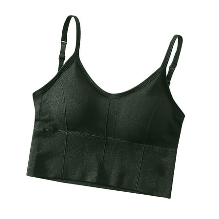 CYMMPU Padded Bralettes for Women Ruched Sports Bras Workout Tops Medium Support Crop Tops Green One Size
CYMMPU Padded Bralettes for Women Ruched Sports Bras Workout Tops Medium Support Crop Tops Green One Size