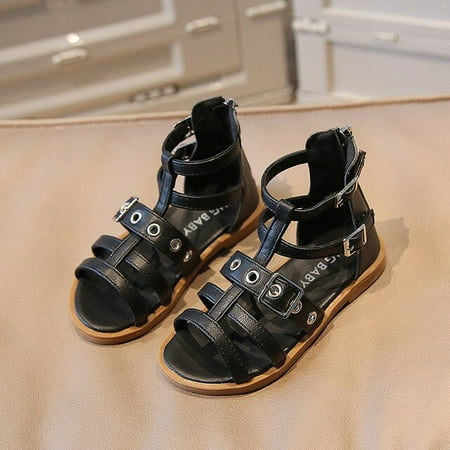 DancePeanut Children Girls Breathable Buckle Beach Sandals Summer Gladiator Shoes For Kids Girls Hook & Loop Sandals Size 26-35
DancePeanut Children Girls Breathable Buckle Beach Sandals Summer Gladiator Shoes For Kids Girls Hook & Loop Sandals Size 26-35