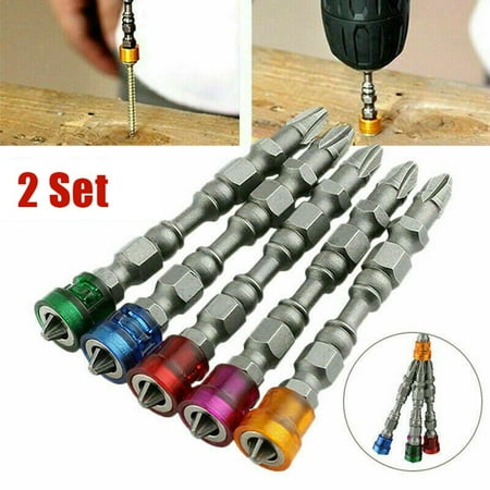 10Pcs Magnetic Screwdriver Bit Alloy Steel Cross Double-Headed Drill Bit 65Mm
10Pcs Magnetic Screwdriver Bit Alloy Steel Cross Double-Headed Drill Bit 65Mm