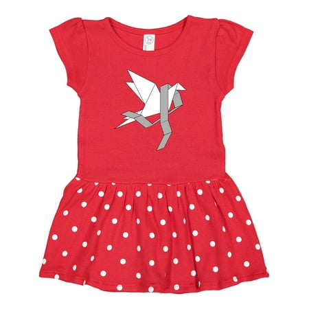 Inktastic Origami Bird Brain Cancer Awareness Gift Baby Girl Dress