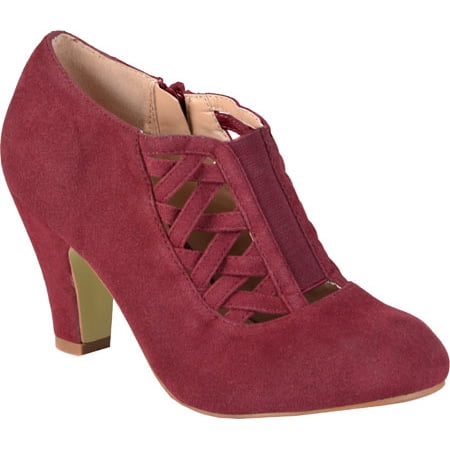 Women s Journee Collection Piper Ankle Boot Wine 8.5 M