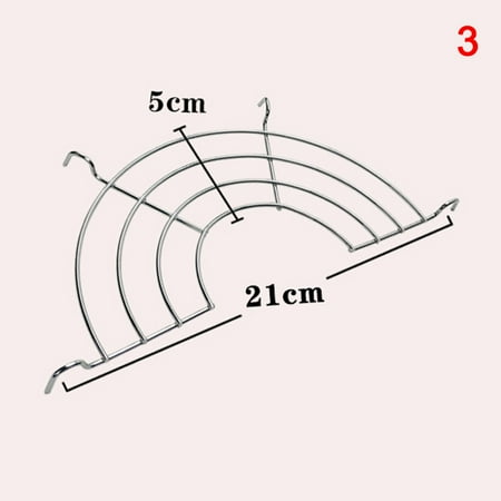 1PC Stainless Steel Semicircle Heat Insulation Steam Rack Drain Oil Filter Rack Kitchen Gadgets 16-32cm
1PC Stainless Steel Semicircle Heat Insulation Steam Rack Drain Oil Filter Rack Kitchen Gadgets 16-32cm