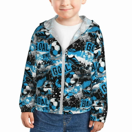 Lukts Football Time Print Children s Long-Sleeved Sun Protection Clothing Hooded Sweatshirts for Boys and Girls Outdoor Sports-2 Years
Lukts Football Time Print Children s Long-Sleeved Sun Protection Clothing Hooded Sweatshirts for Boys and Girls Outdoor Sports-2 Years