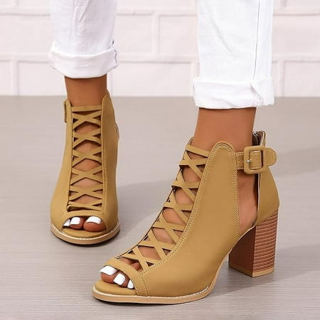 XWQWJH Women s Open Toe Chunky High Heels Vintage Cut Out Dressy Sandals Sexy Outgoing Pump Shoes for Cocktail Dating
XWQWJH Women s Open Toe Chunky High Heels Vintage Cut Out Dressy Sandals Sexy Outgoing Pump Shoes for Cocktail Dating