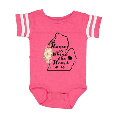 Inktastic Michigan Home is Where the Heart is with Watercolor Floral Gift Baby Boy or Baby Girl Bodysuit
Inktastic Michigan Home is Where the Heart is with Watercolor Floral Gift Baby Boy or Baby Girl Bodysuit