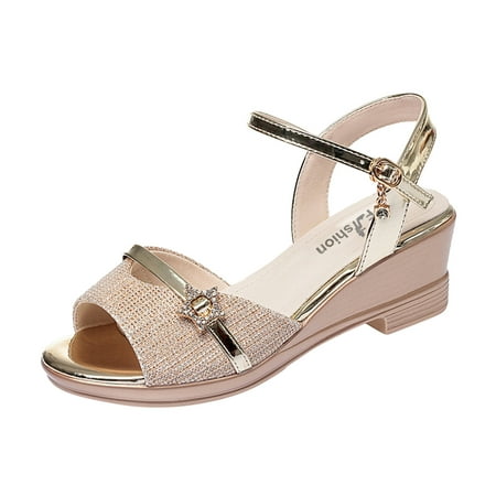 Fsqjgq Platform Sandals for Women Nine Summer Fashion Roman Buckle Sandals Ladies Heel Mouth Fish Women s Sandals Platform Shoes for Women Gold 37
Fsqjgq Platform Sandals for Women Nine Summer Fashion Roman Buckle Sandals Ladies Heel Mouth Fish Women s Sandals Platform Shoes for Women Gold 37