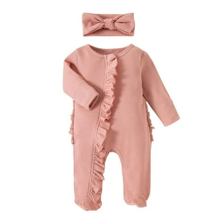 Autumn Spring Infant Newborn Baby Girl Romper Solid Cute Long Sleeve Zipper Jumpsuit Soft Baby Clothing 0-24M One Piece
Autumn Spring Infant Newborn Baby Girl Romper Solid Cute Long Sleeve Zipper Jumpsuit Soft Baby Clothing 0-24M One Piece