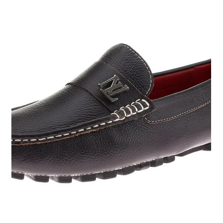 Mens Canoe Brown Leather Comfort Shoes Luciano Natazzi