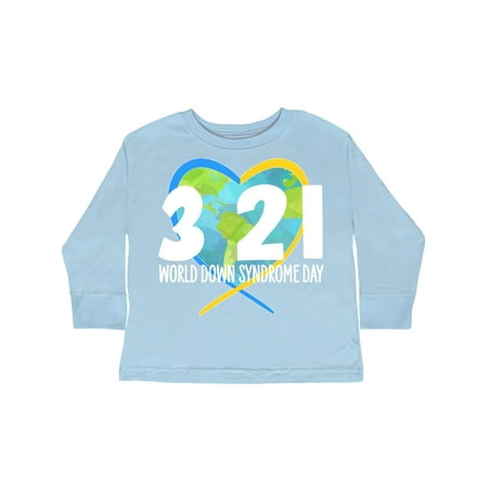 Inktastic 3 21 World Down Syndrome Day with Heart Shaped Earth Gift Toddler Boy or Toddler Girl Long Sleeve T-Shirt
Inktastic 3 21 World Down Syndrome Day with Heart Shaped Earth Gift Toddler Boy or Toddler Girl Long Sleeve T-Shirt