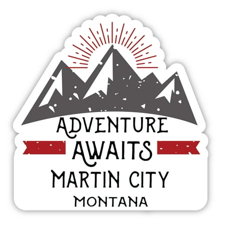 Martin City Montana Souvenir 4-Inch Magnet Adventure Awaits Design