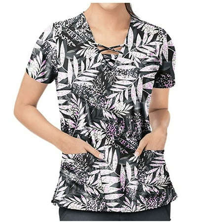 Corset Top Maternity Shirts Print Nurse Uniforms for Women Breathable Patterned Short Sleeve V-Neck Plus Size Shirts Tee Tops With Pockets Womens Tank Tops Savings Clearance Black Crop Top
Corset Top Maternity Shirts Print Nurse Uniforms for Women Breathable Patterned Short Sleeve V-Neck Plus Size Shirts Tee Tops With Pockets Womens Tank Tops Savings Clearance Black Crop Top