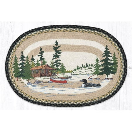 

Capitol Importing 65-116LL 20 x 30 in. OP-116 Loon on Lake Oval Patch