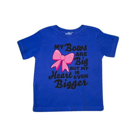 Inktastic My Bows are Big But My Heart is Even Bigger Gift Toddler Boy or Toddler Girl T-Shirt
Inktastic My Bows are Big But My Heart is Even Bigger Gift Toddler Boy or Toddler Girl T-Shirt