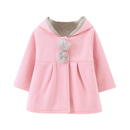 Stamzod Costs For Kids Girls Winter Warm Jacket Clearance With Ear Hoodie Solid Color Cute Long Sleeve Fleece Fashion Children S Outerwear With Button 1-6Years
Stamzod Costs For Kids Girls Winter Warm Jacket Clearance With Ear Hoodie Solid Color Cute Long Sleeve Fleece Fashion Children S Outerwear With Button 1-6Years