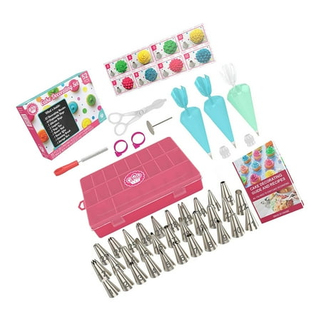 52pcs Cake Decorating Kit Stainless Steel Cake Decorating Supplies with PE Reusable Bag Household Icing Tips
52pcs Cake Decorating Kit Stainless Steel Cake Decorating Supplies with PE Reusable Bag Household Icing Tips