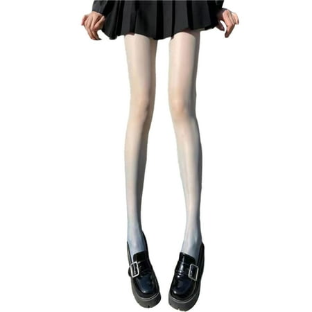 BOOYOU Women Gothic Thin Pantyhose Gradient Contrast Color Semi Sheer Sexy Silky Tights
BOOYOU Women Gothic Thin Pantyhose Gradient Contrast Color Semi Sheer Sexy Silky Tights