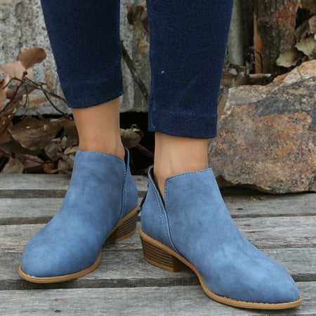 Women s shoes British style solid color pointed casual back zipper low heel chunky shoes
Women s shoes British style solid color pointed casual back zipper low heel chunky shoes