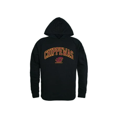 CMU Central Michigan University Chippewas Campus Hoodie Sweatshirt Black