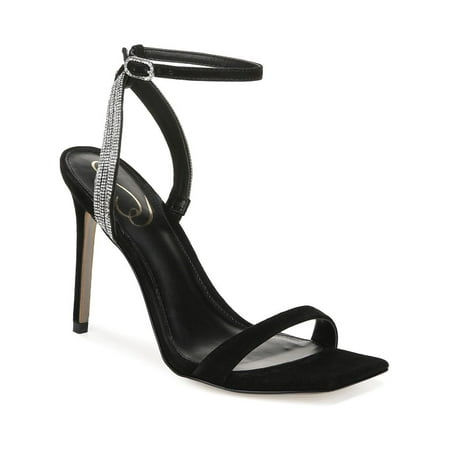 Sam Edelman Womens Ophelia Suede Square Toe Heels