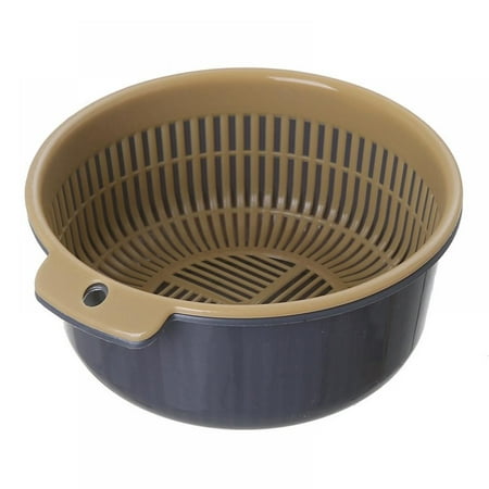 Kitchen Colander Bowl 2-in-1 Plastic Washing Bowl and Strainer Detachable Drain Basin and Basket for Fruits Vegetables Cleaning Washing Mixing
Kitchen Colander Bowl 2-in-1 Plastic Washing Bowl and Strainer Detachable Drain Basin and Basket for Fruits Vegetables Cleaning Washing Mixing