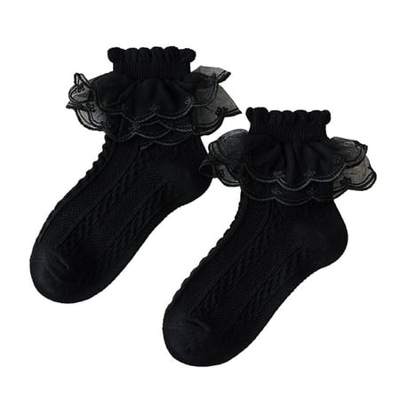 Kids Socks Girls Cotton Lace Stockings Children During The Spring And Autumn Thin Girls Dancing Socks Baby Socks(Color:Black Size:34)
Kids Socks Girls Cotton Lace Stockings Children During The Spring And Autumn Thin Girls Dancing Socks Baby Socks(Color:Black Size:34)