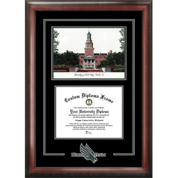 University of North Texas Spirit Photo Frame (Vertical)