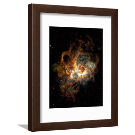Hubble Space Telescope View of Nebula NGC 604 Framed Print Wall Art