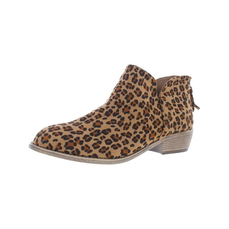 Journee Collection Womens Faux Suede Ankle Booties