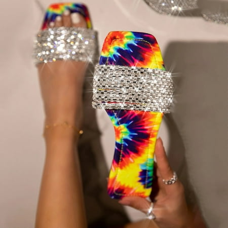 Tangnade women shoes Summer Women Ladies Fashion Casual Flat Retro Slippers Crystal Shoes Sandals Multicolor 42
Tangnade women shoes Summer Women Ladies Fashion Casual Flat Retro Slippers Crystal Shoes Sandals Multicolor 42