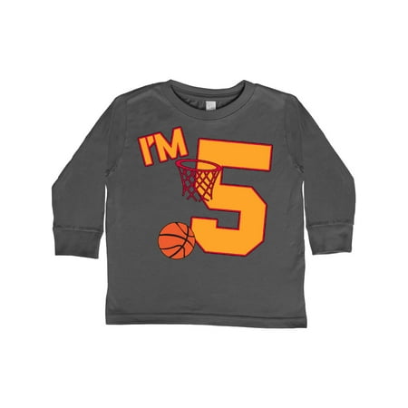 Inktastic I m Five! fifth birthday basketball Gift Toddler Boy or Toddler Girl Long Sleeve T-Shirt
Inktastic I m Five! fifth birthday basketball Gift Toddler Boy or Toddler Girl Long Sleeve T-Shirt