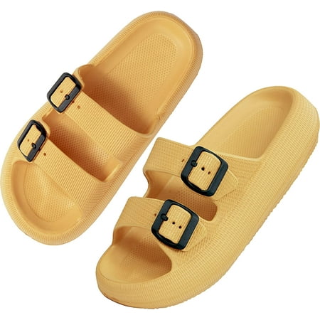 I FAMURAY Women Men Pillow Sandals Thick Sole Adjustable Buckles EVA Cloud Slides Slippers
I FAMURAY Women Men Pillow Sandals Thick Sole Adjustable Buckles EVA Cloud Slides Slippers