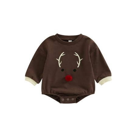 Infant Girl Christmas Outfits Long Sleeve Romper Reindeer Bodysuit One Piece Jumpsuit Elk Onesie
Infant Girl Christmas Outfits Long Sleeve Romper Reindeer Bodysuit One Piece Jumpsuit Elk Onesie
