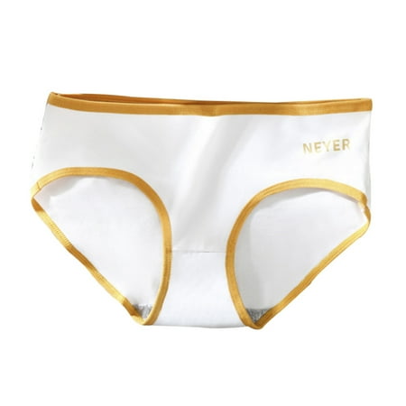 Breathable Soft Ladies Underwear High Waist Stretch Briefs Underwear Comfy Panties For Women Girls XL Yellow
Breathable Soft Ladies Underwear High Waist Stretch Briefs Underwear Comfy Panties For Women Girls XL Yellow