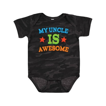 Inktastic My Uncle is Awesome Gift Baby Boy or Baby Girl Bodysuit