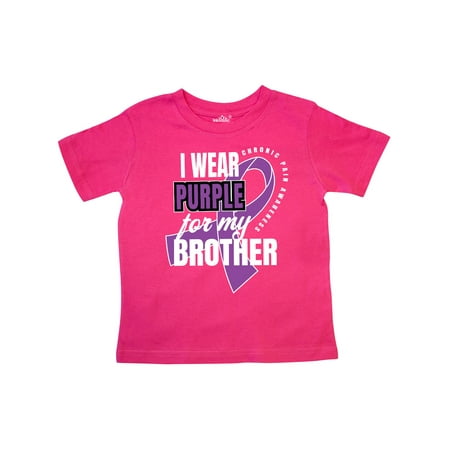 Inktastic Chronic Pain I Wear Purple For My Brother Gift Toddler Boy or Toddler Girl T-Shirt
Inktastic Chronic Pain I Wear Purple For My Brother Gift Toddler Boy or Toddler Girl T-Shirt