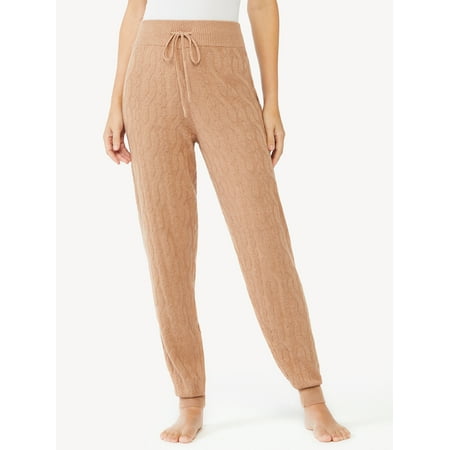 

Sofia Intimates by Sofia Vergara Women s Cable Knit Lounge Joggers