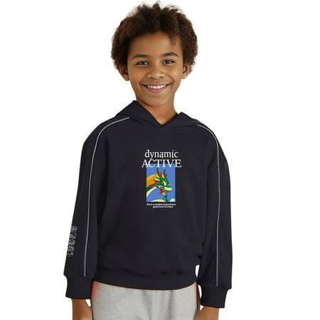 Sweatshirts for Kids Asian Japanese Chinese Dragon Logo On Black Pullover Pullover Casual Hooded Hoodies for Boys
Sweatshirts for Kids Asian Japanese Chinese Dragon Logo On Black Pullover Pullover Casual Hooded Hoodies for Boys
