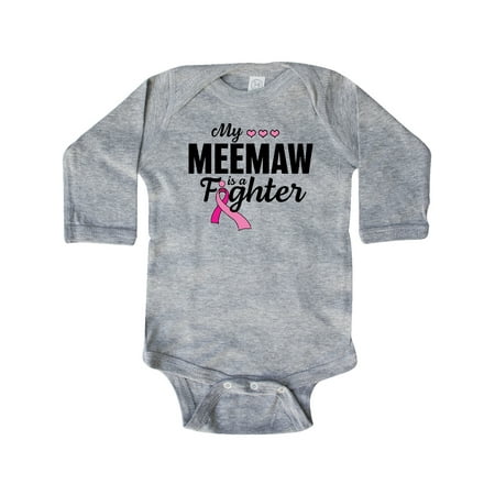 Inktastic Breast Cancer Awareness My Meemaw is a Fighter Gift Baby Boy or Baby Girl Long Sleeve Bodysuit
Inktastic Breast Cancer Awareness My Meemaw is a Fighter Gift Baby Boy or Baby Girl Long Sleeve Bodysuit