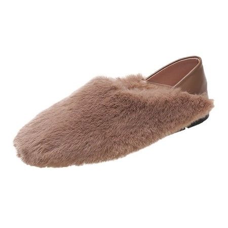 Womens Plush Shoes Autumn And Winter Comfort Plus Velvet Warm Cotton Shoes Home Flat Lazy Drag Summer Open Toe Slide Sandals Comfortable Flats Flip-Flops Casual Platforms Heeled Wedge Sandals A648
Womens Plush Shoes Autumn And Winter Comfort Plus Velvet Warm Cotton Shoes Home Flat Lazy Drag Summer Open Toe Slide Sandals Comfortable Flats Flip-Flops Casual Platforms Heeled Wedge Sandals A648