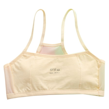 HOTYA Teen Girls Summer Training Bra Wirefree Mesh Back Underwear Cartoon Sling Vest
HOTYA Teen Girls Summer Training Bra Wirefree Mesh Back Underwear Cartoon Sling Vest