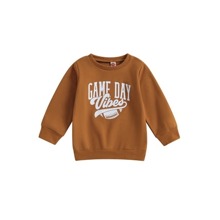 Wassery Toddler Baby Football Print Pullovers Long Sleeve Round Neck Fall Sweatshirts Kid Clothes
Wassery Toddler Baby Football Print Pullovers Long Sleeve Round Neck Fall Sweatshirts Kid Clothes
