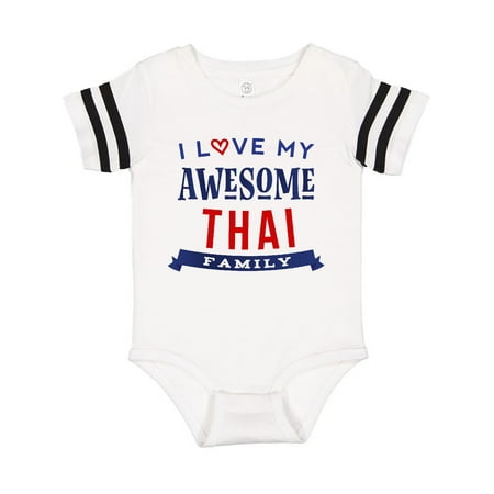 Inktastic Thailand Awesome Thai Family Gift Gift Baby Boy or Baby Girl Bodysuit