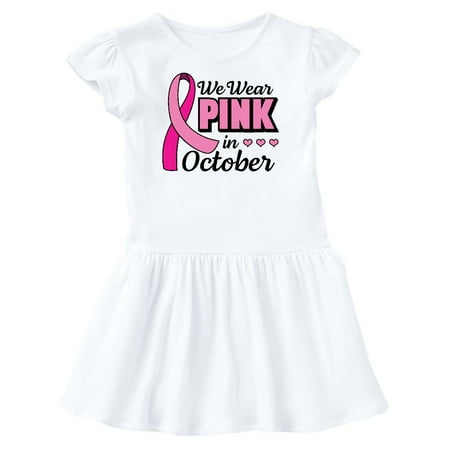 Inktastic Breast Cancer Awareness We Wear Pink in October Gift Toddler Girl Dress
Inktastic Breast Cancer Awareness We Wear Pink in October Gift Toddler Girl Dress