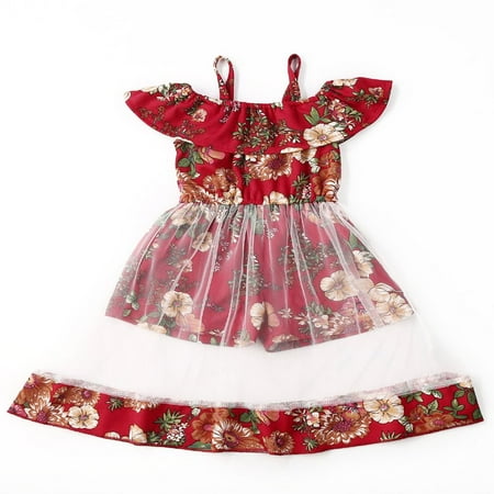 HLONK Toddler Infant Kid Baby Girl Princess Party Wedding Tutu Dress