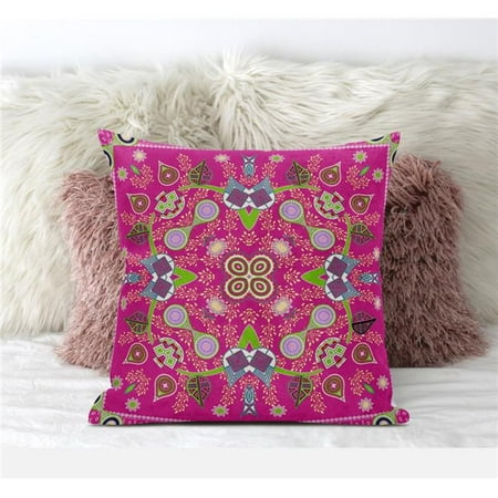 Amrita Sen Designs CAPL682FSDS-BL-20x20 20 x 20 in. Paisley Pattern Square Suede Blown & Closed Pillow - Hot Pink
Amrita Sen Designs CAPL682FSDS-BL-20x20 20 x 20 in. Paisley Pattern Square Suede Blown & Closed Pillow - Hot Pink